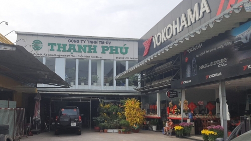 Tiền Giang: Đại lí lốp - CÔNG TY TNHH TM DV THẠNH PHÚ